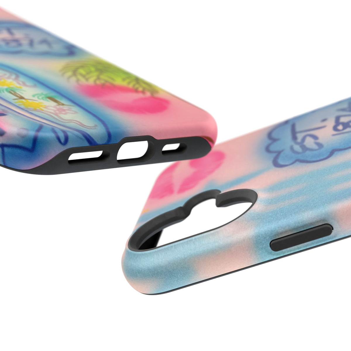 MagSafe "in the wave" airbrush iPhone case