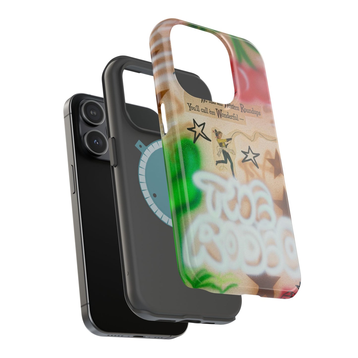 MagSafe "the rodeo" airbrush iPhone case