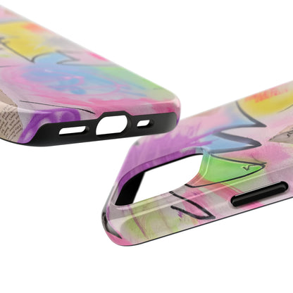 "pastel static" airbrush iPhone case