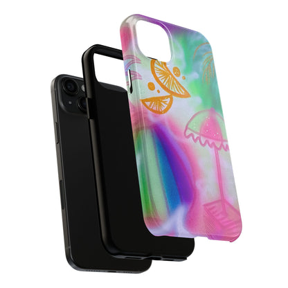 "on the beach" airbrush iPhone case
