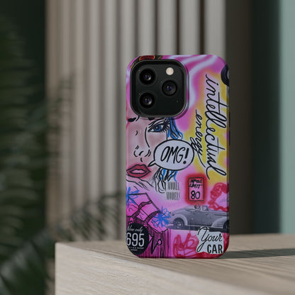 MagSafe "intellektuelle Energie" Airbrush iPhone Hülle