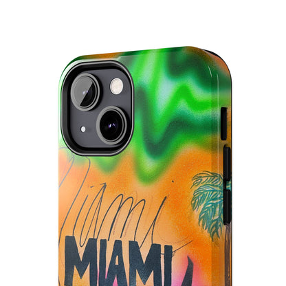 "miami, fl" airbrush iPhone case