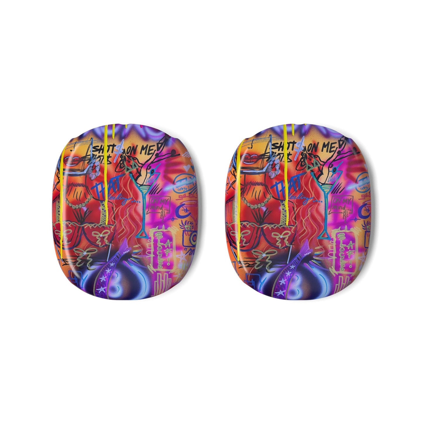 "shots on me!" airpod max cases