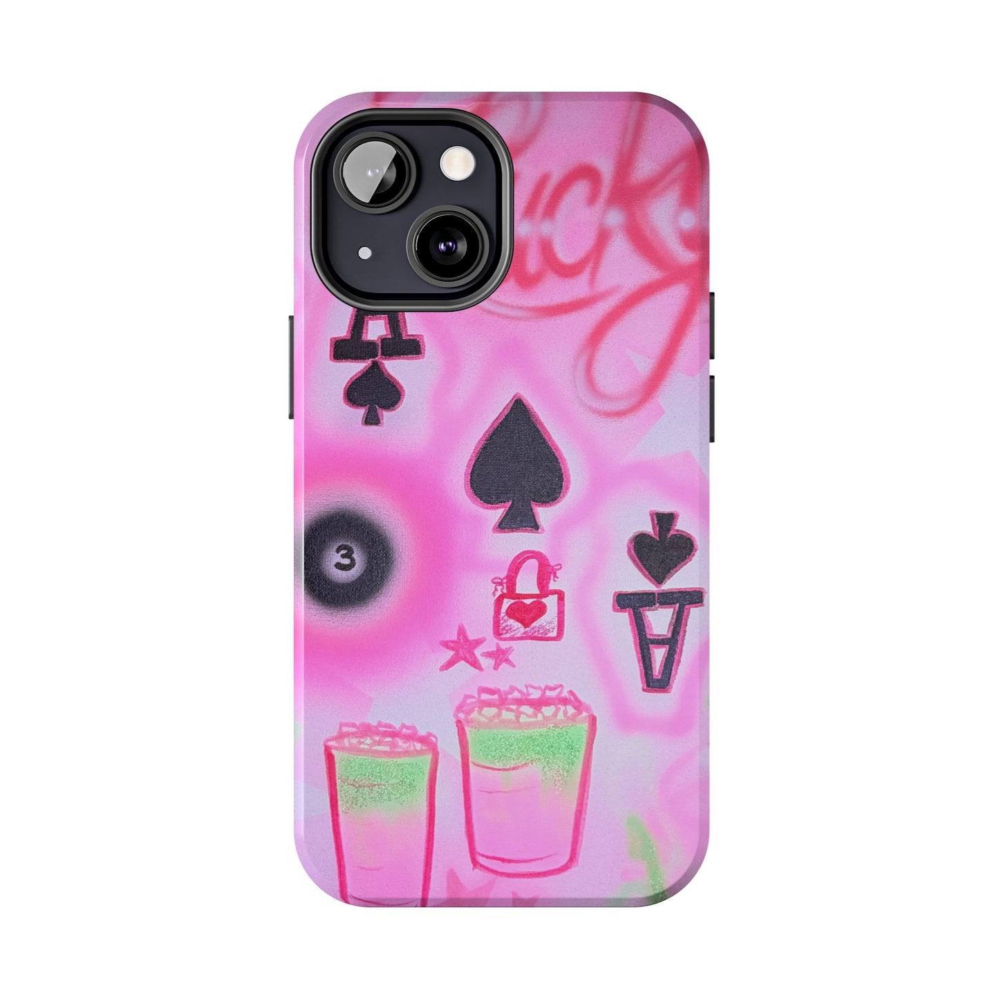 "lucky ace" airbrush iPhone case