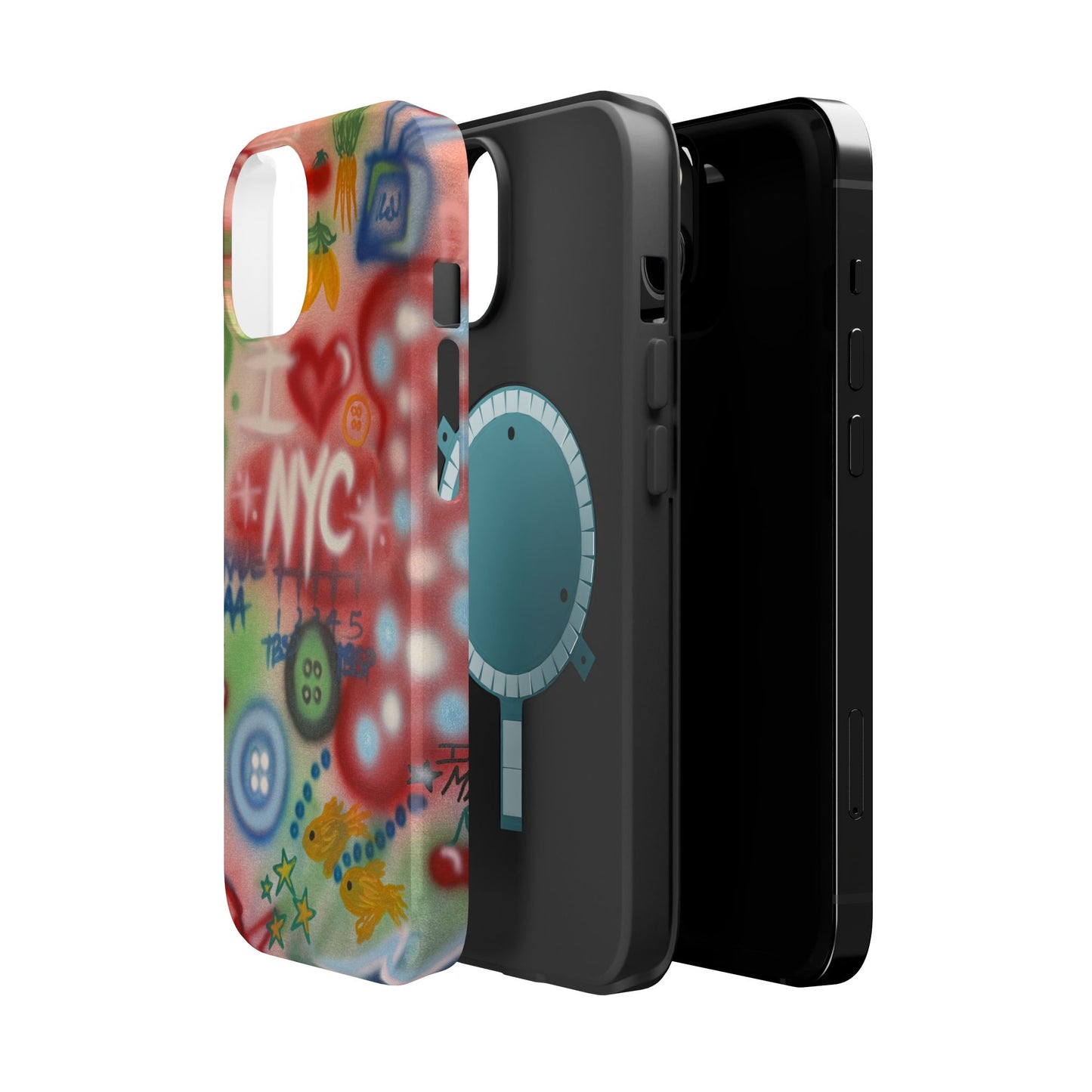 MagSafe "i <3 NYC" airbrush iPhone case