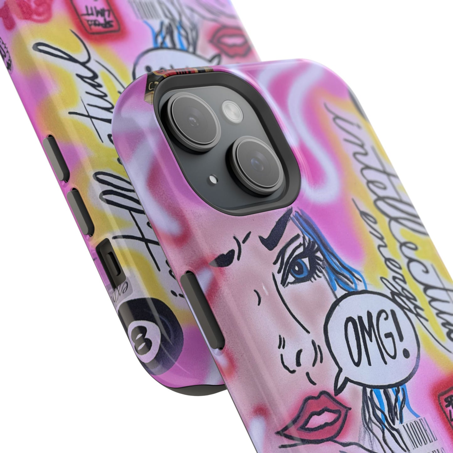 MagSafe "intellektuelle Energie" Airbrush iPhone Hülle