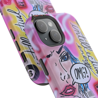MagSafe "intellektuelle Energie" Airbrush iPhone Hülle