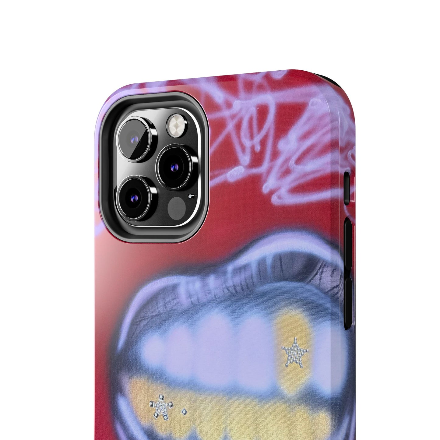 "tooth drip" airbrush iPhone case
