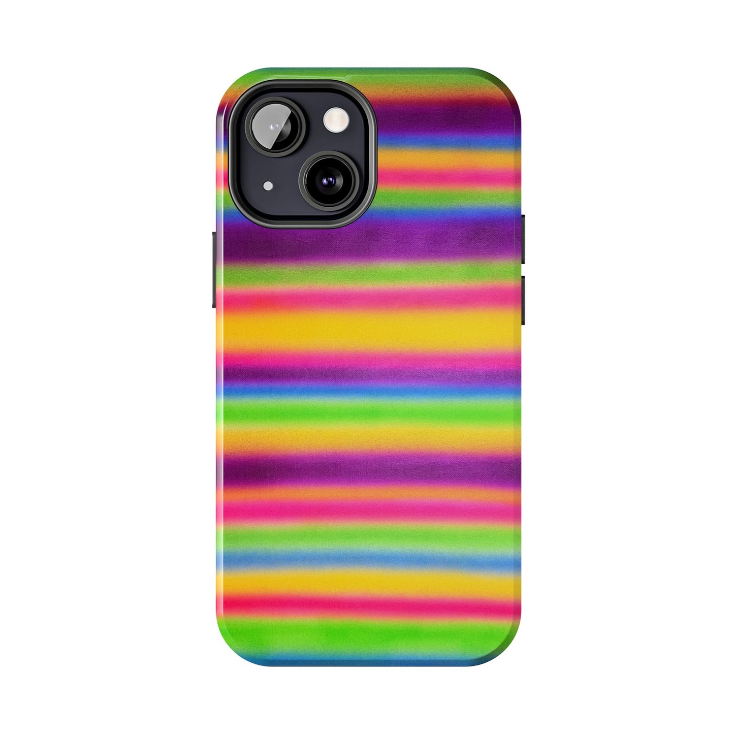 "colorful stripes" airbrush iPhone case