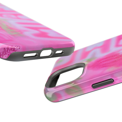 MagSafe "sunset sorbet" airbrush iPhone case