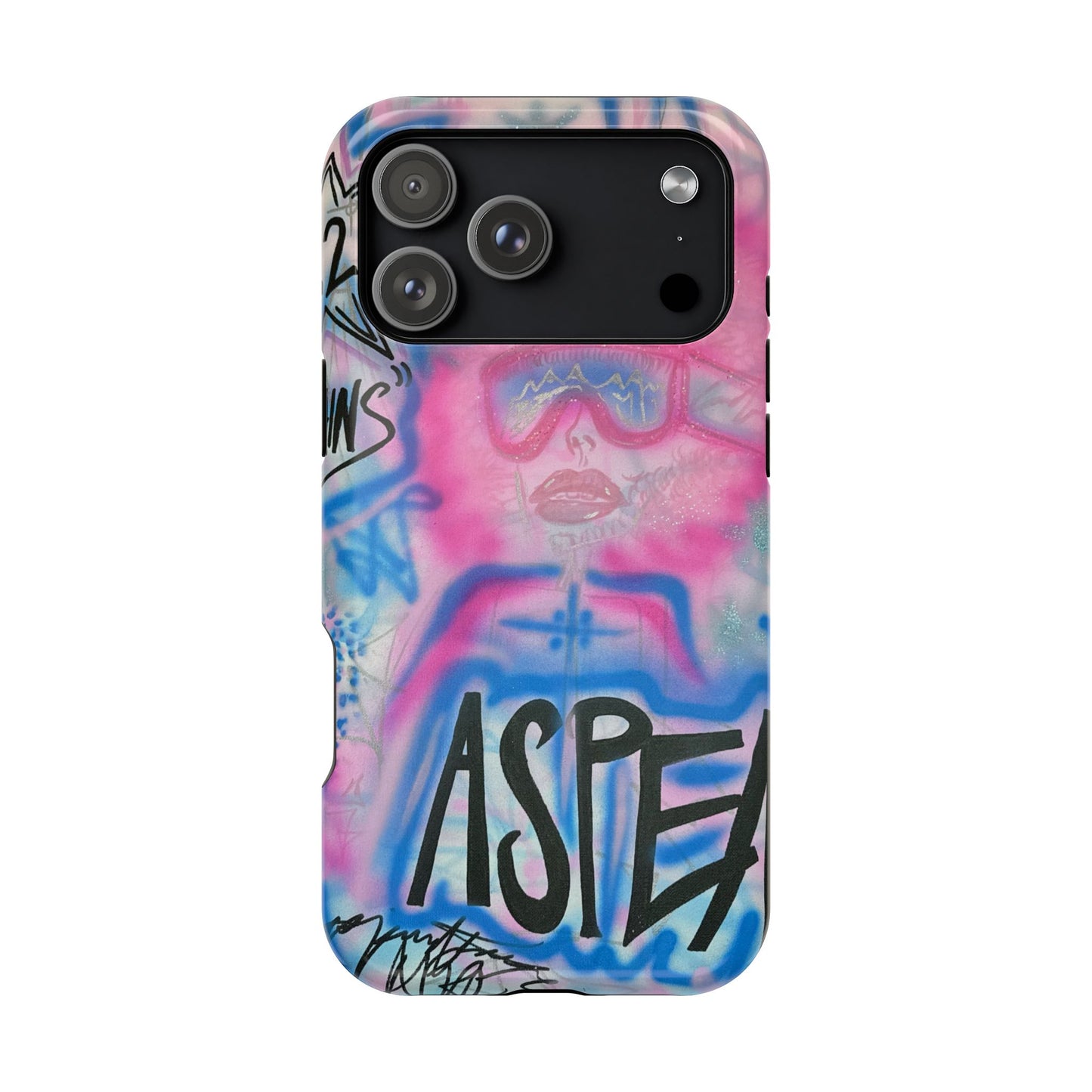 MagSafe "aspen aspirations" airbrush iPhone case
