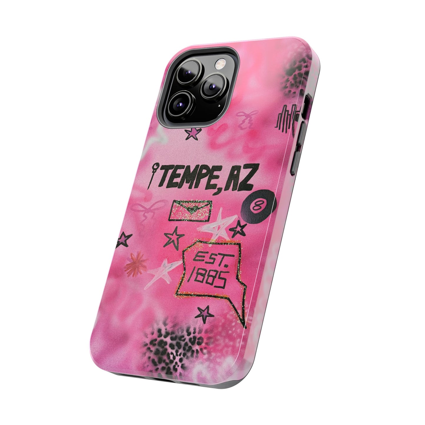 "tempe, az pt. 2" airbrush iPhone case