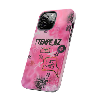 "tempe, az pt. 2" airbrush iPhone case