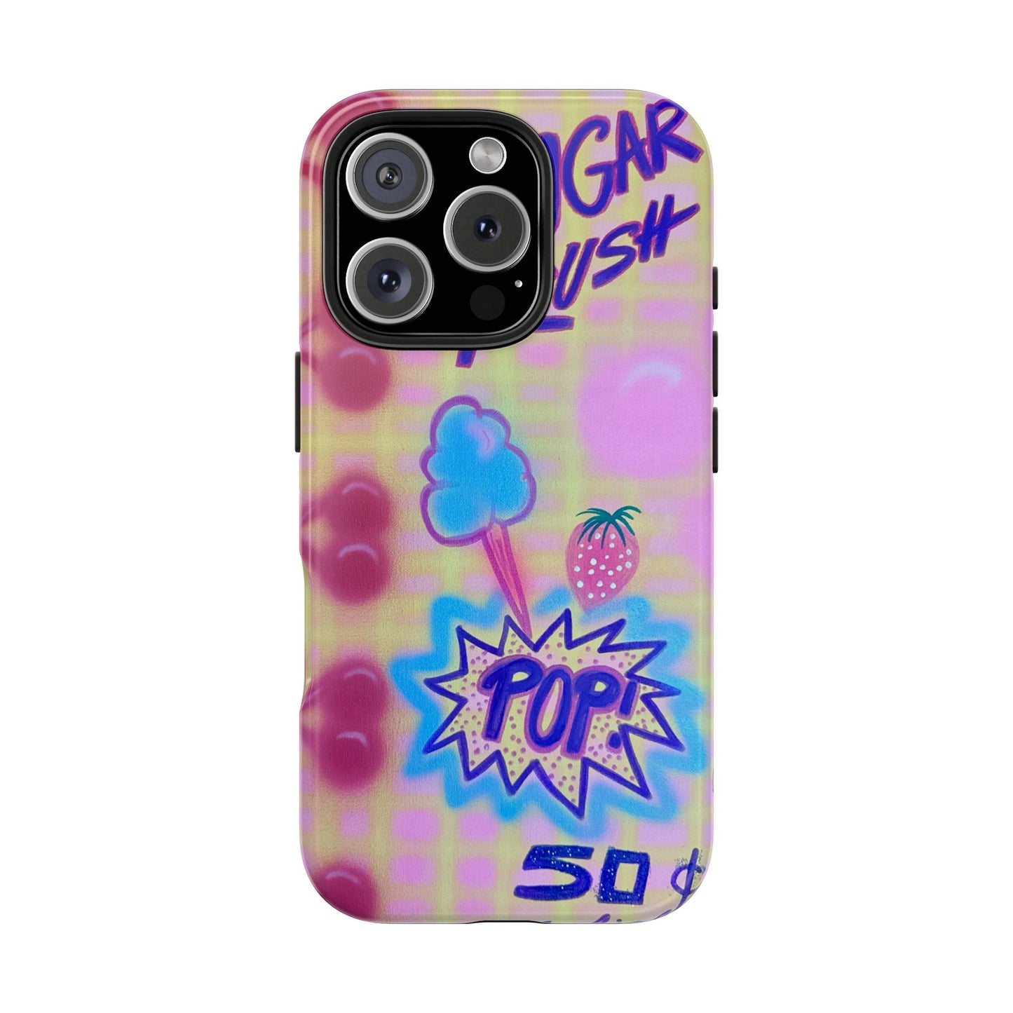 "sugar rush" airbrush iPhone case