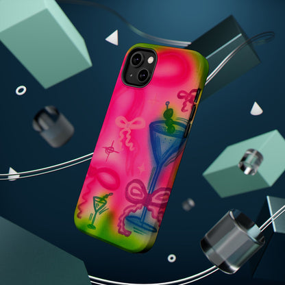 MagSafe „Bow Martini“ Airbrush-iPhone-Hülle