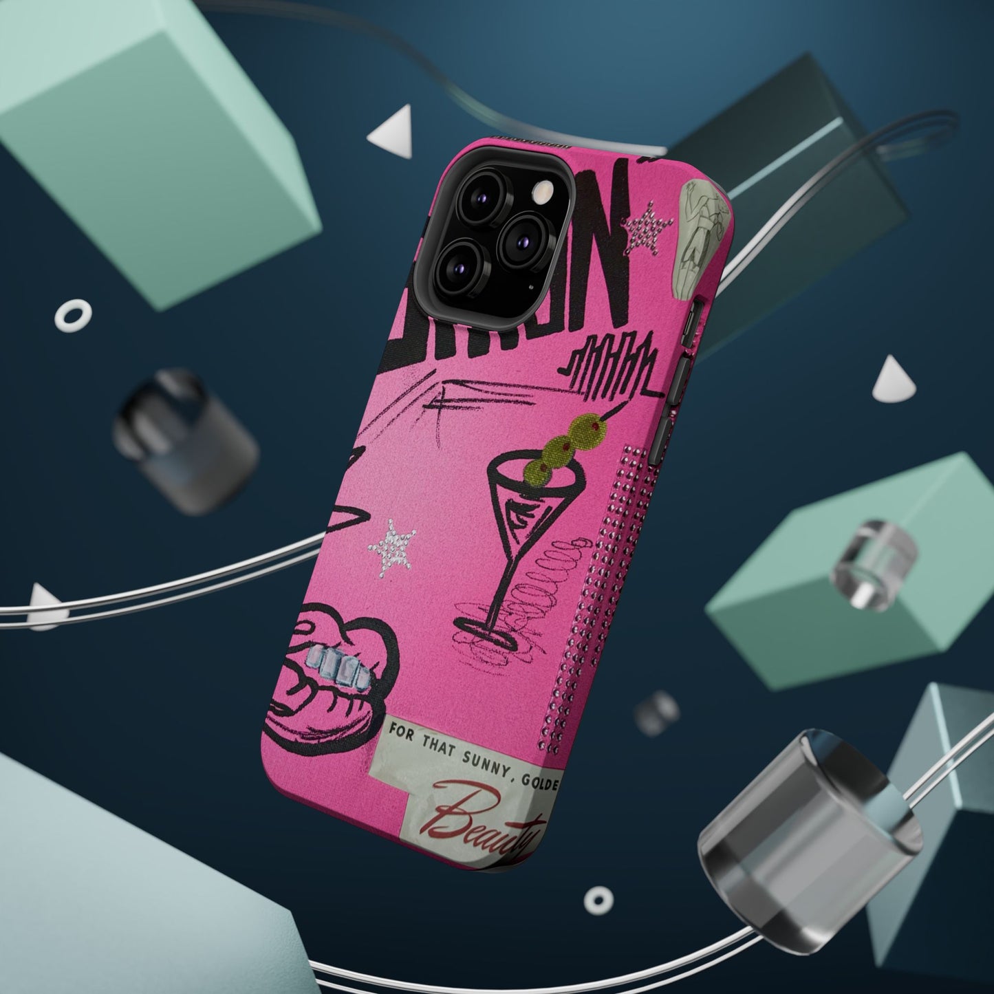 MagSafe "high fashion" airbrush iPhone case
