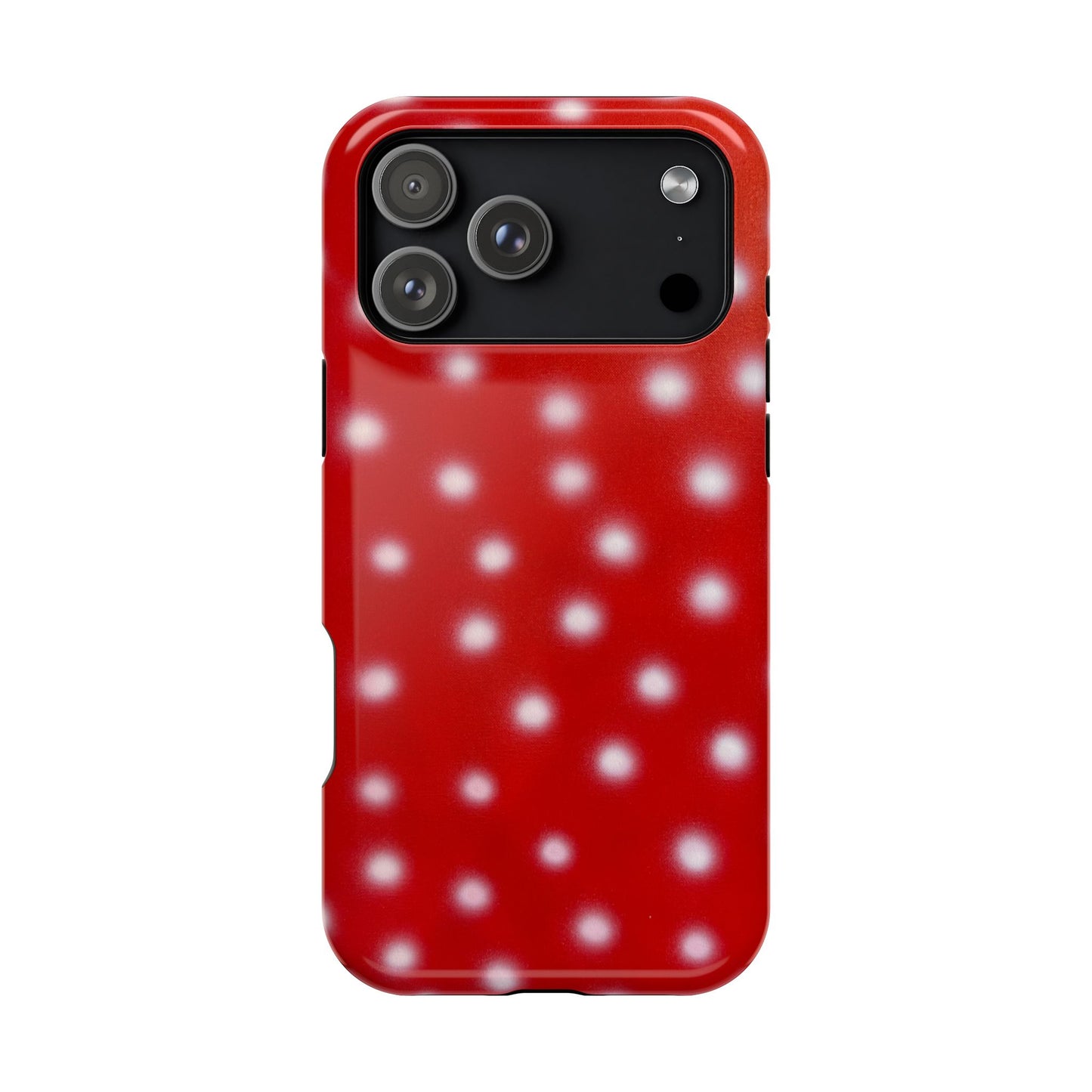 MagSafe "cherry crush polka dot" airbrush iPhone case