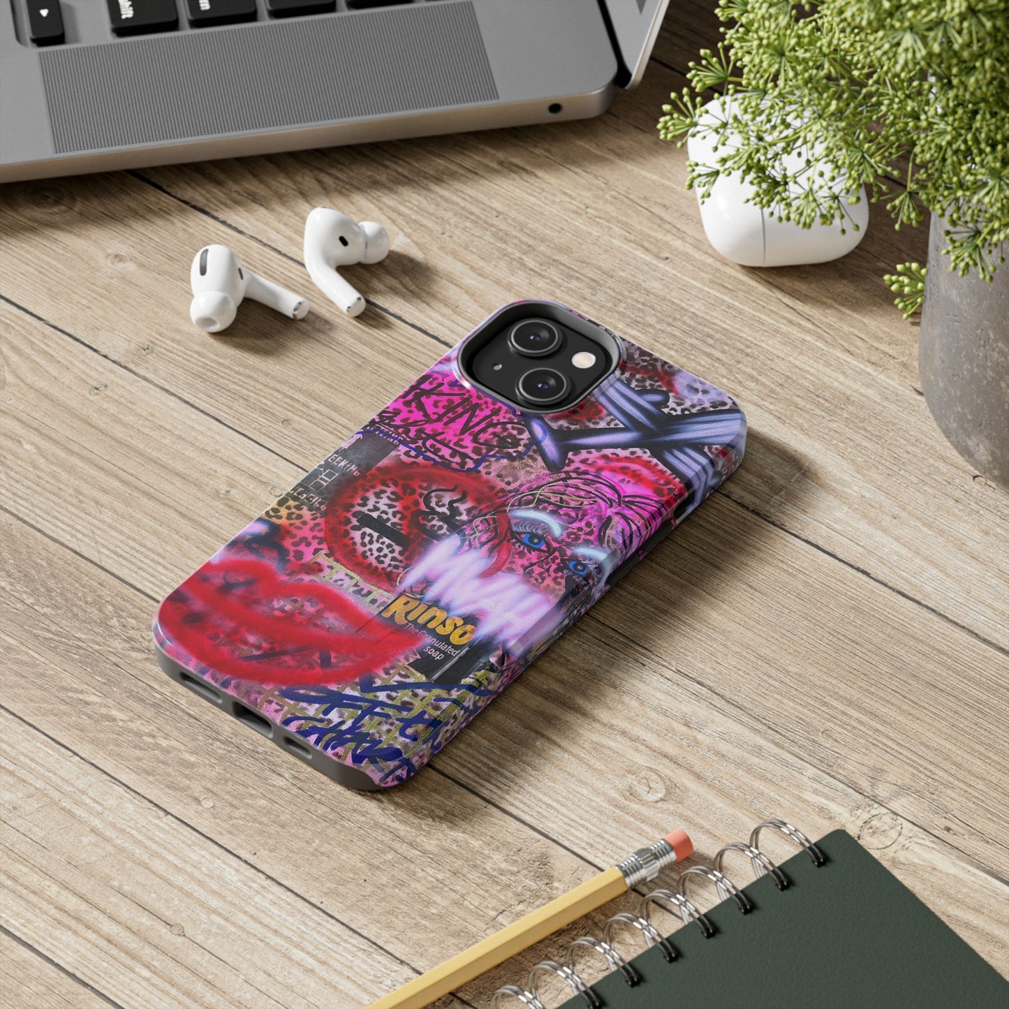 "taking flight" airbrush iPhone case