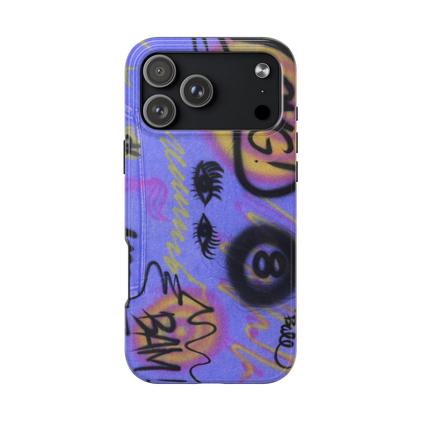 "eye$ on lies" airbrush iPhone case