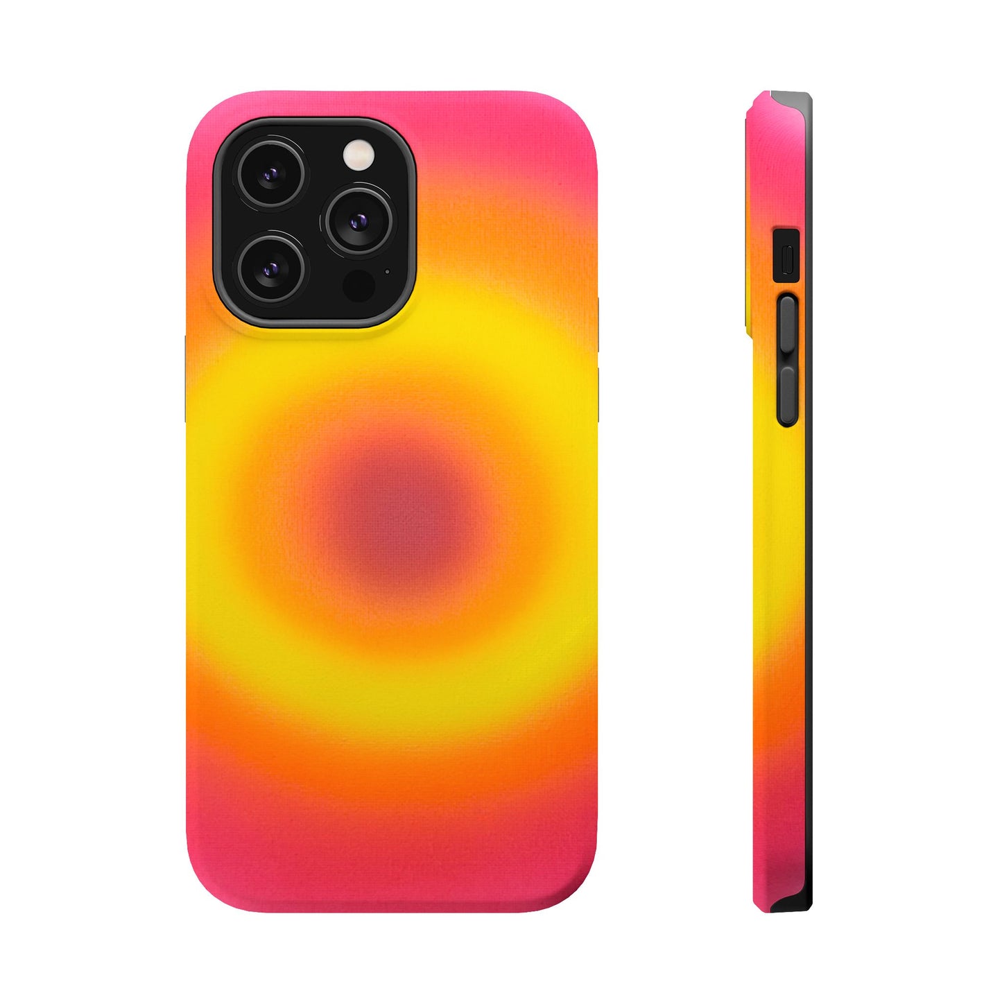 MagSafe "Pink Lemonade Aura" Airbrush iPhone Case