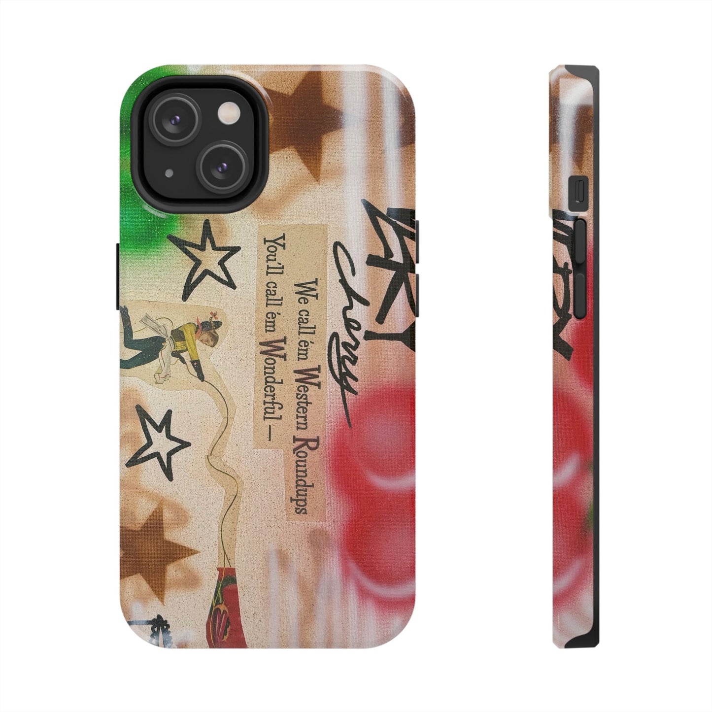 "very cherry" airbrush iPhone case