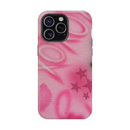 MagSafe "perfectly pink" airbrush iPhone case