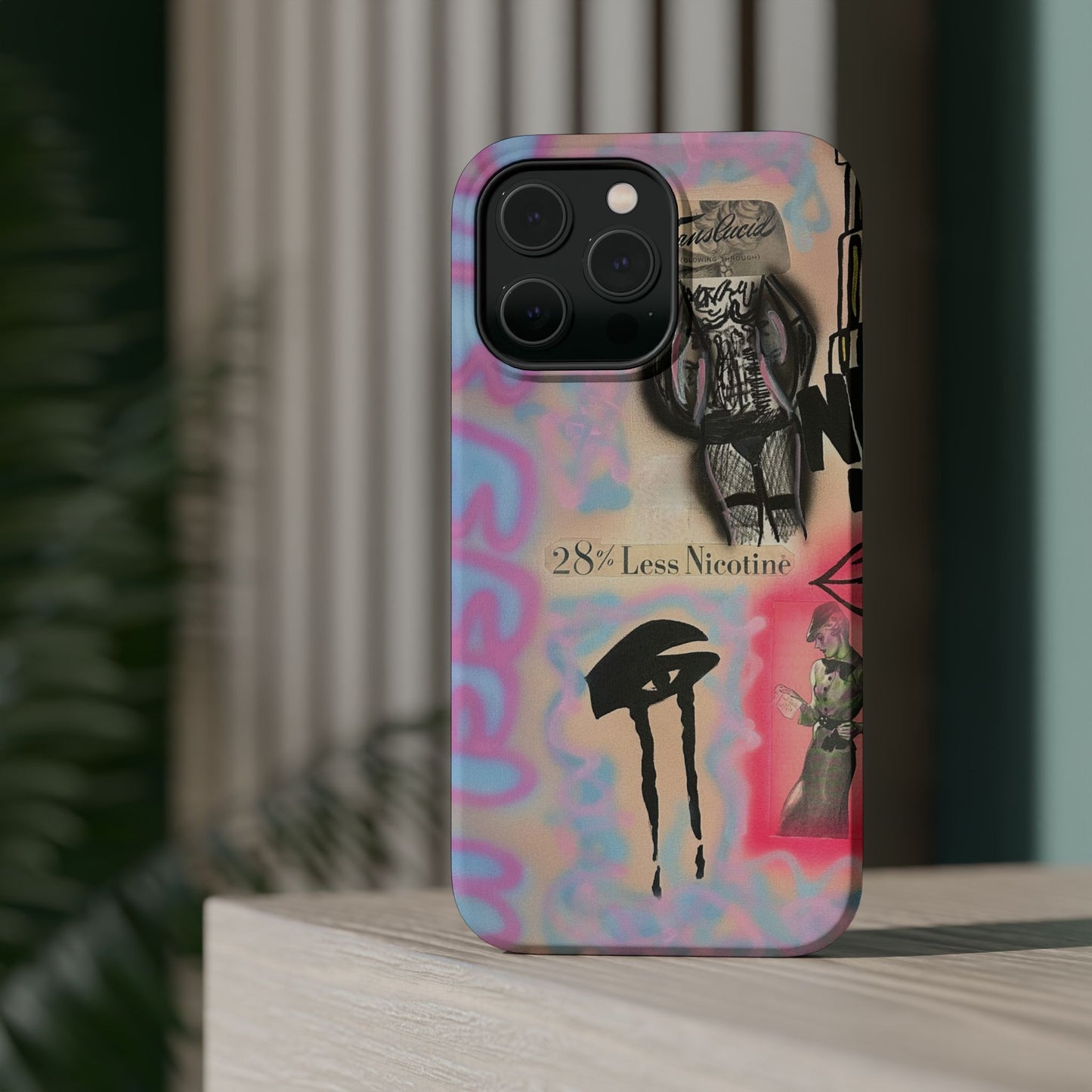 MagSafe "the feeling" airbrush iPhone case