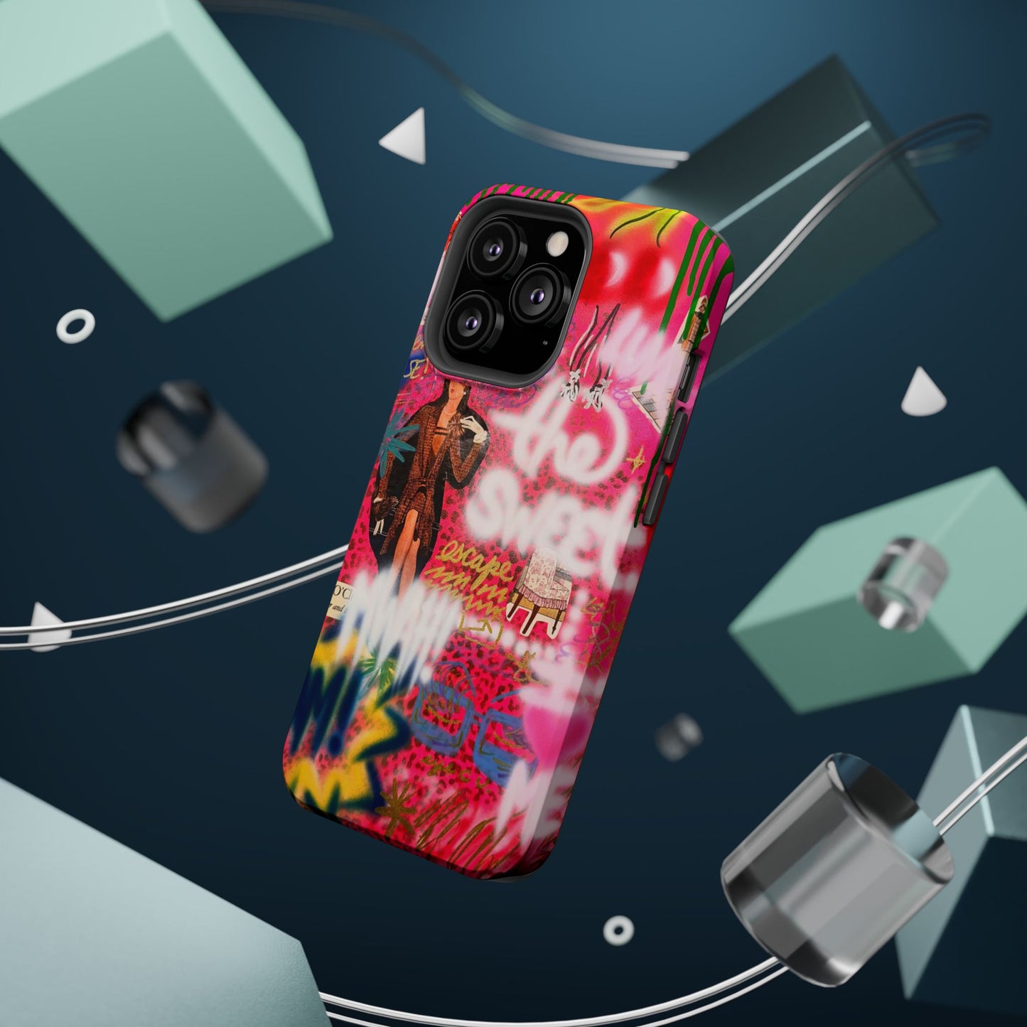 MagSafe "Sweet Escape" Airbrush iPhone Hülle
