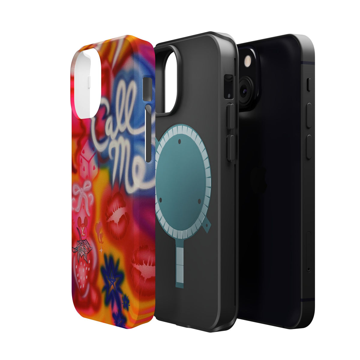 MagSafe "CALL ME!" airbrush iPhone case
