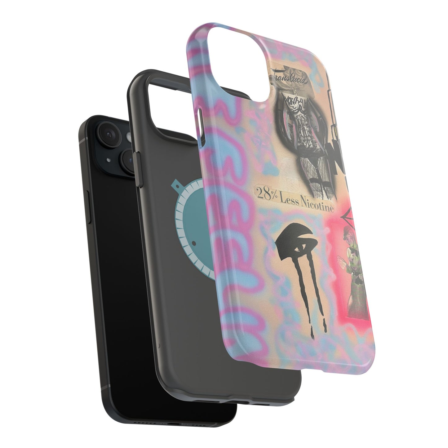 MagSafe "the feeling" airbrush iPhone case