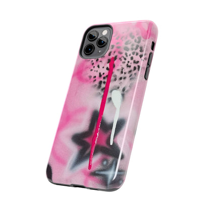 "pink cheetah" airbrush iPhone case