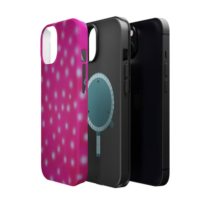 MagSafe "bubblegum polka dot" airbrush iPhone case