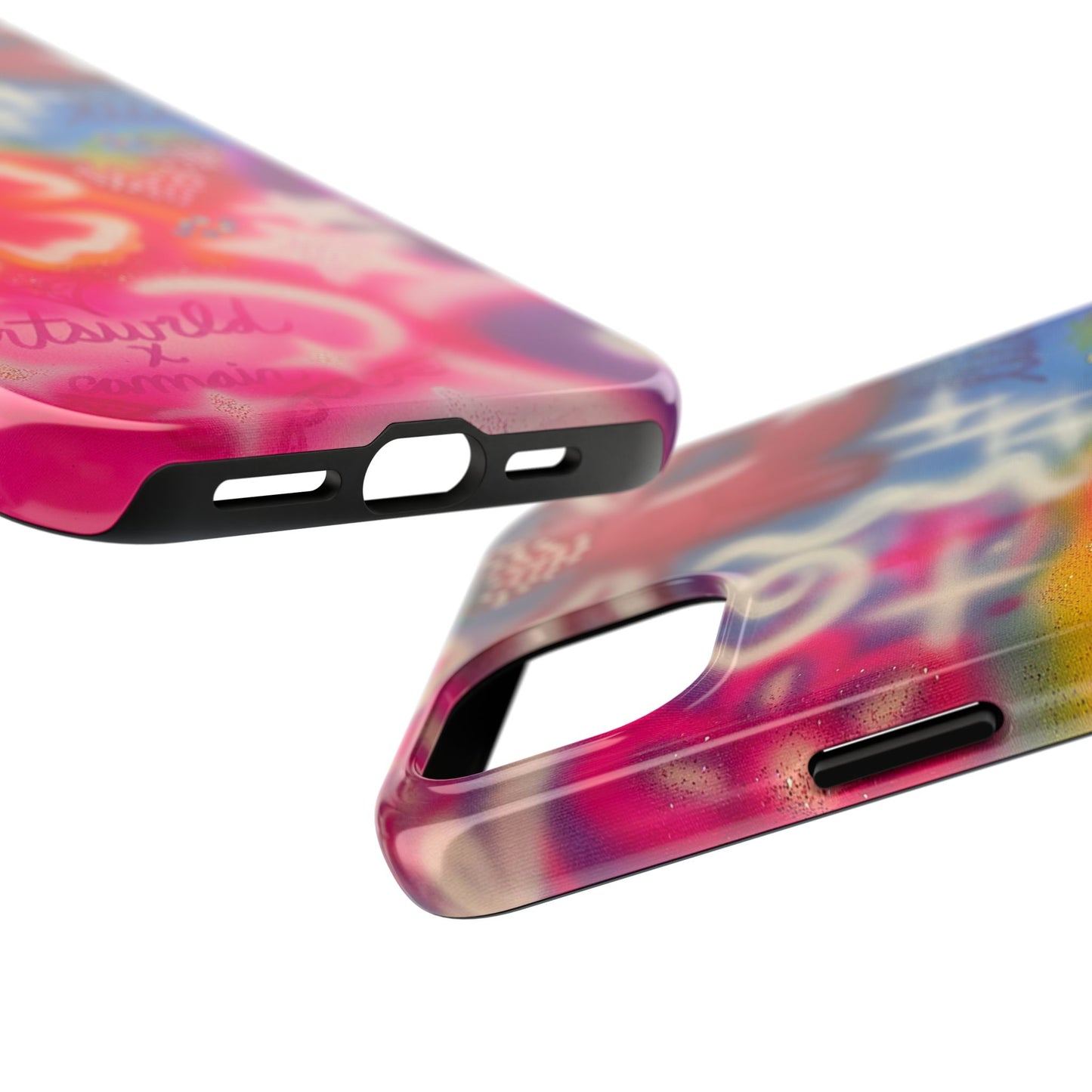 "luck and luv" airbrush iPhone case