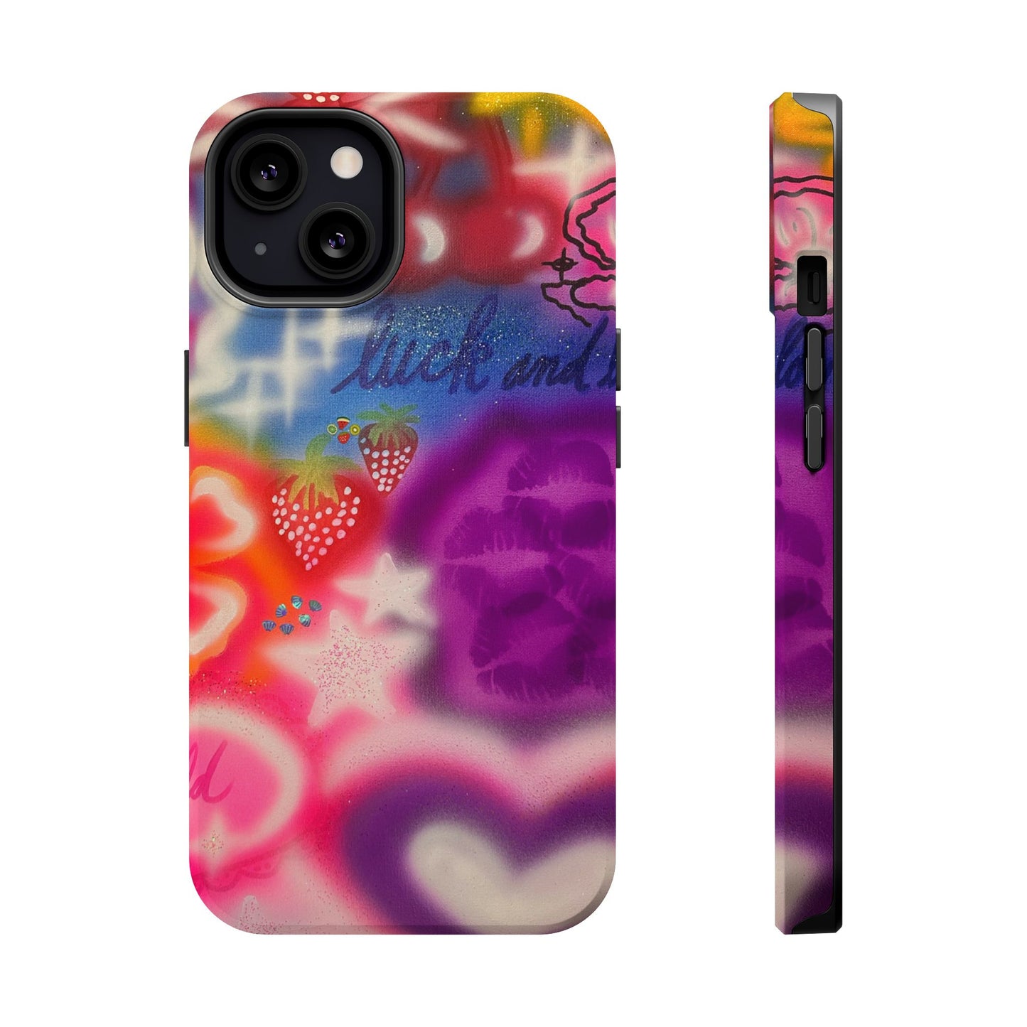 MagSafe „luck & luv pt. 2“ Airbrush iPhone Hülle