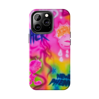 "wanted" airbrush iPhone case