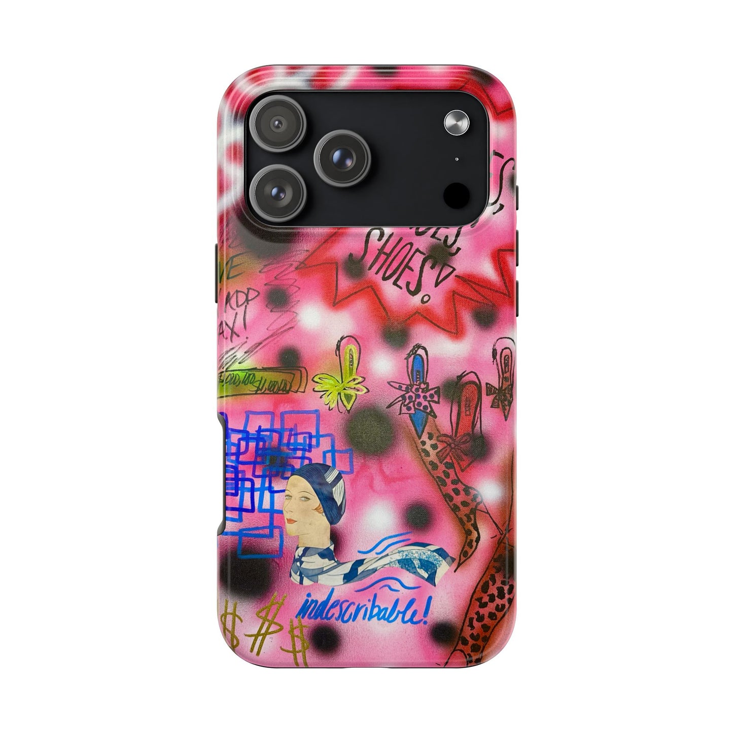 "indescribable cost" airbrush iPhone case