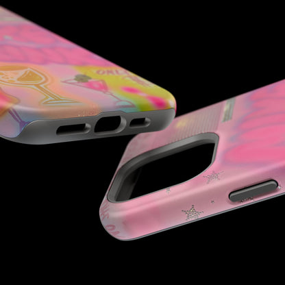 MagSafe "mixed drinks" airbrush iPhone case