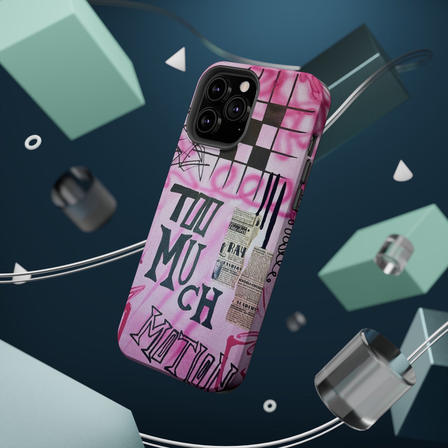 MagSafe "too much motion" airbrush iPhone case