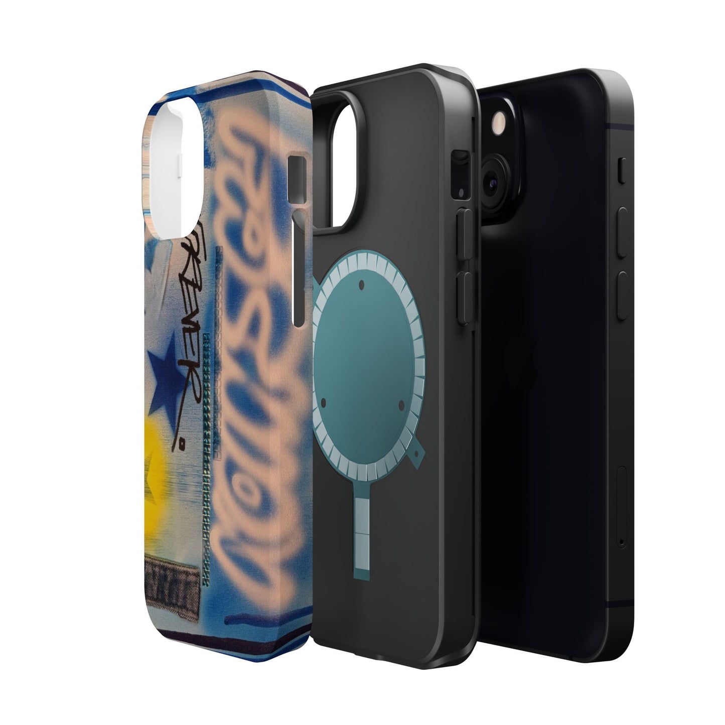 MagSafe "fashion forever" airbrush iPhone case
