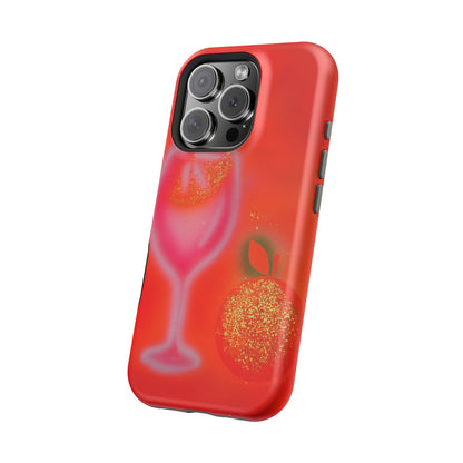 MagSafe "aperol spritz" airbrush iPhone case