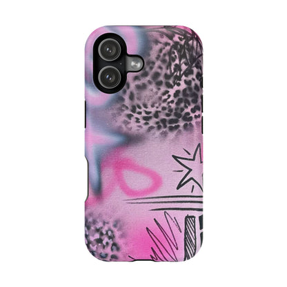 MagSafe "onyx cheetah" Airbrush iPhone Hülle