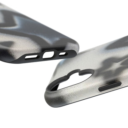 MagSafe "black & white stars" airbrush iPhone case