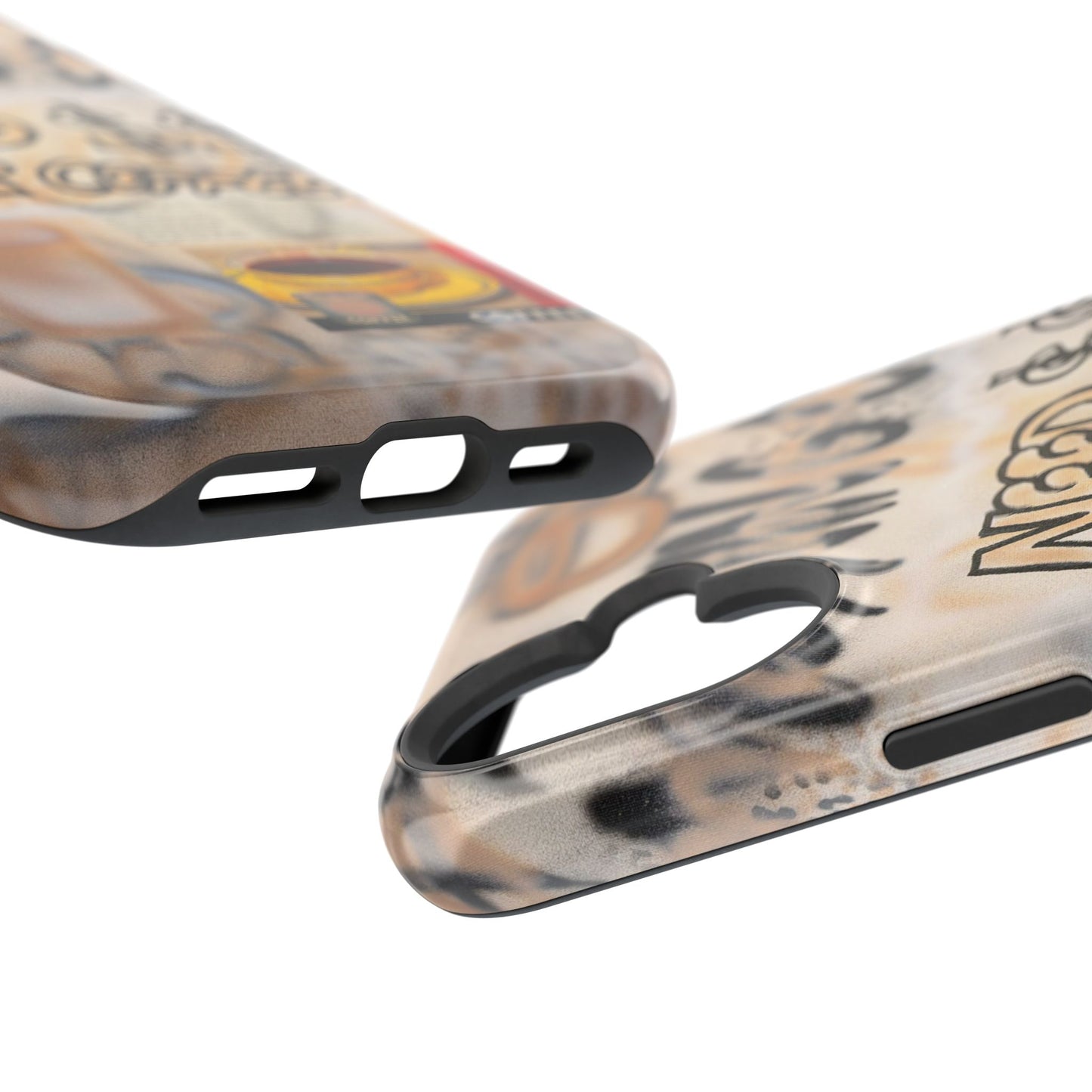 MagSafe "need $$ for coffee" airbrush iPhone case