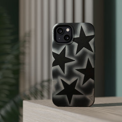 MagSafe "chrome stars" airbrush iPhone case