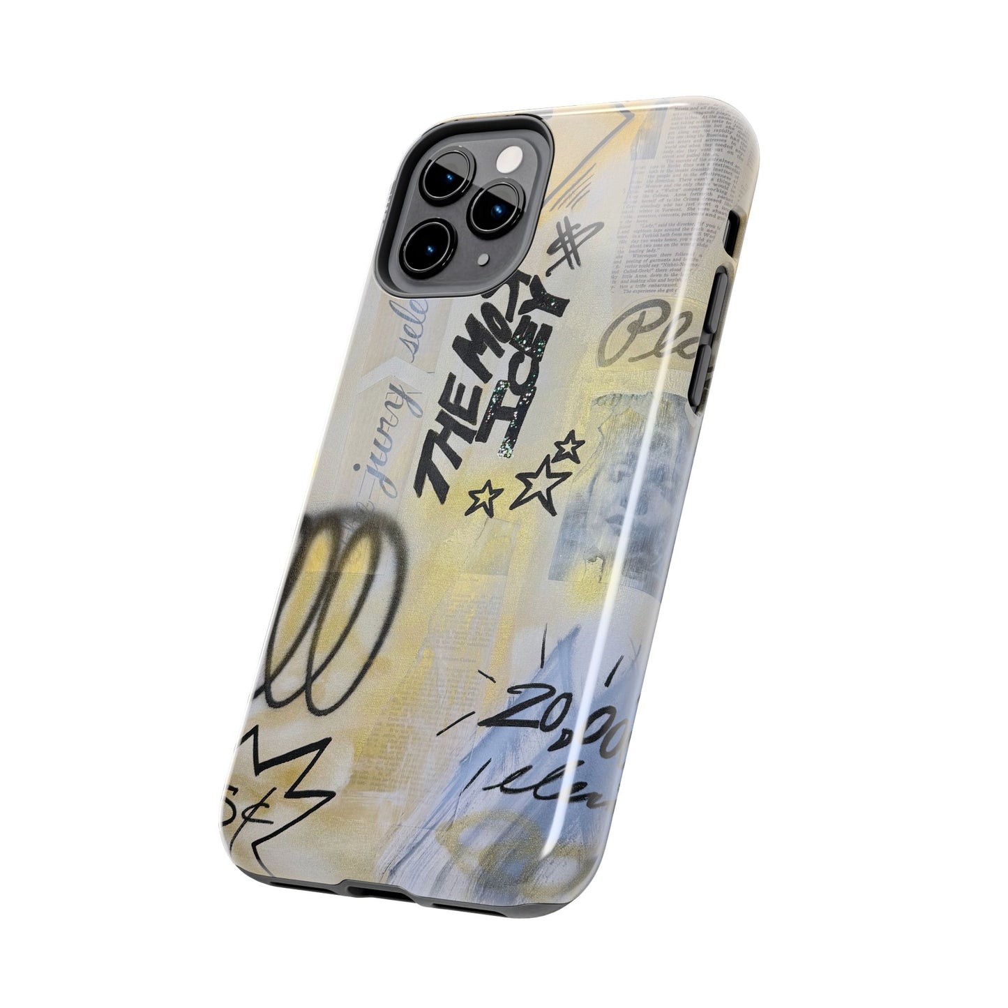 "golden glacier" airbrush iPhone case