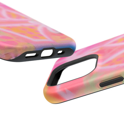 MagSafe "yellow polka dot bikini" airbrush iPhone case