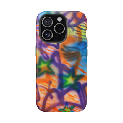 MagSafe "streetwear angel" airbrush iPhone case