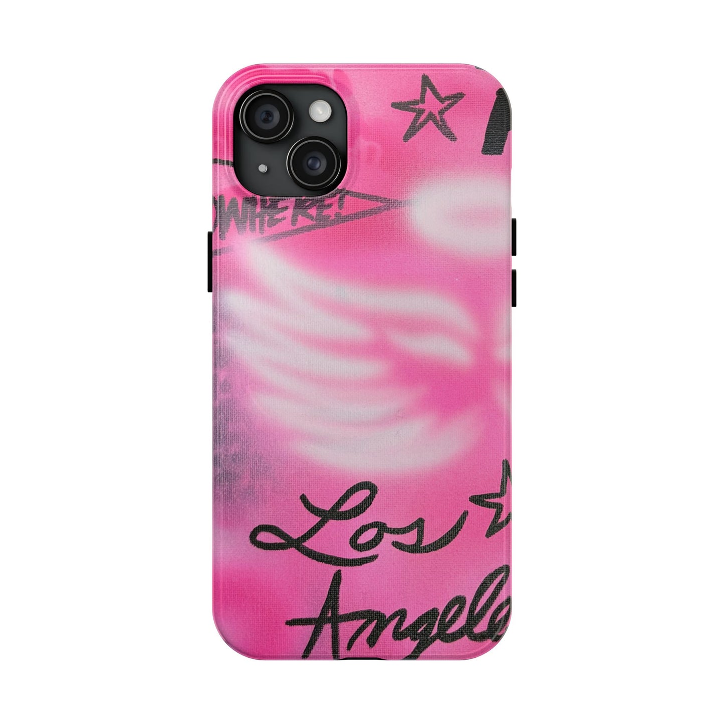"pink angel wings" airbrush iPhone case