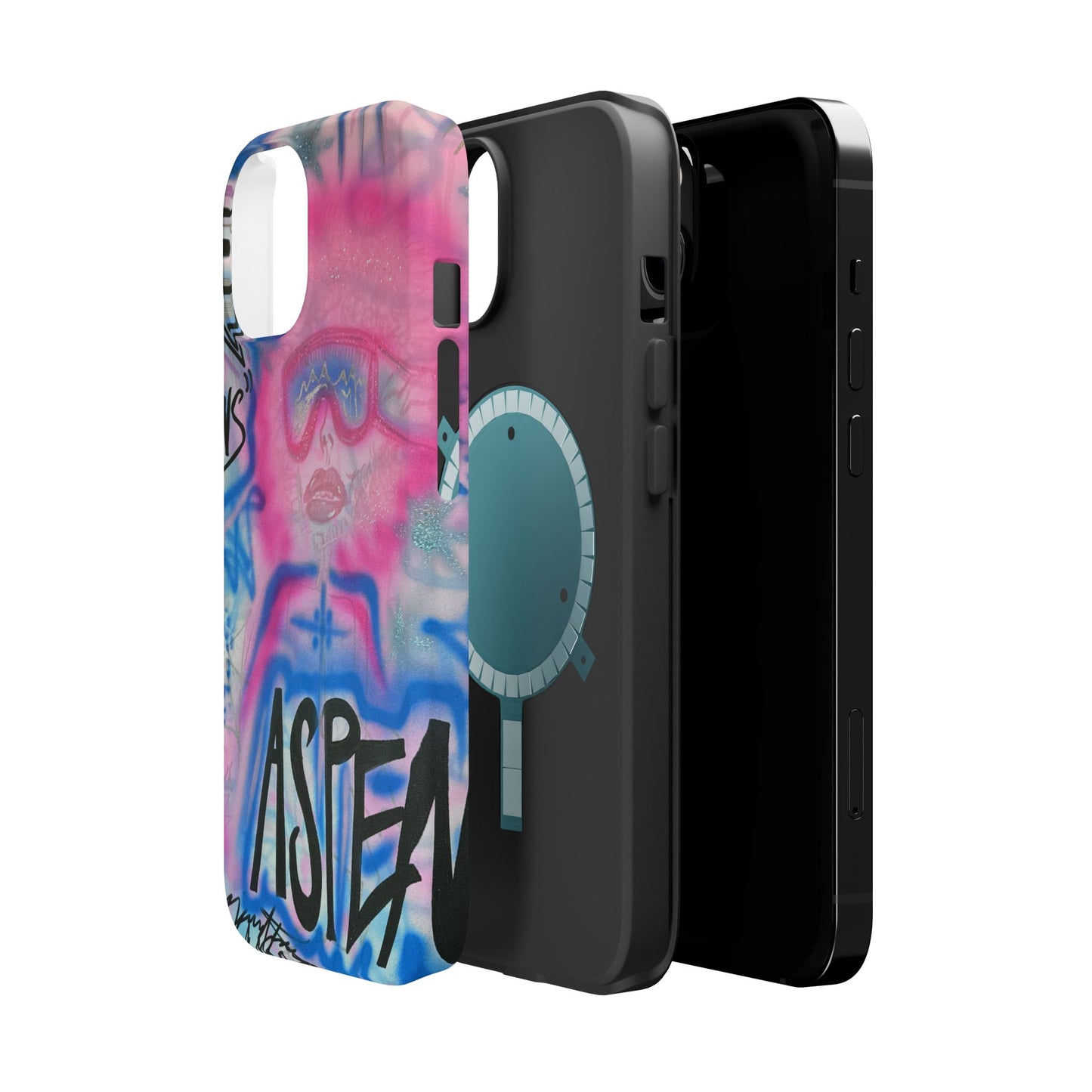 MagSafe "aspen aspirations" airbrush iPhone case