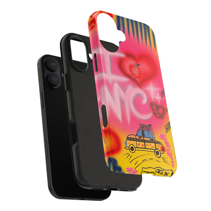 "in the city" airbrush iPhone case